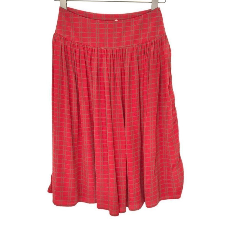 ERREUNO 1990s Italian silk culottes size 8 - Picture 2 of 4